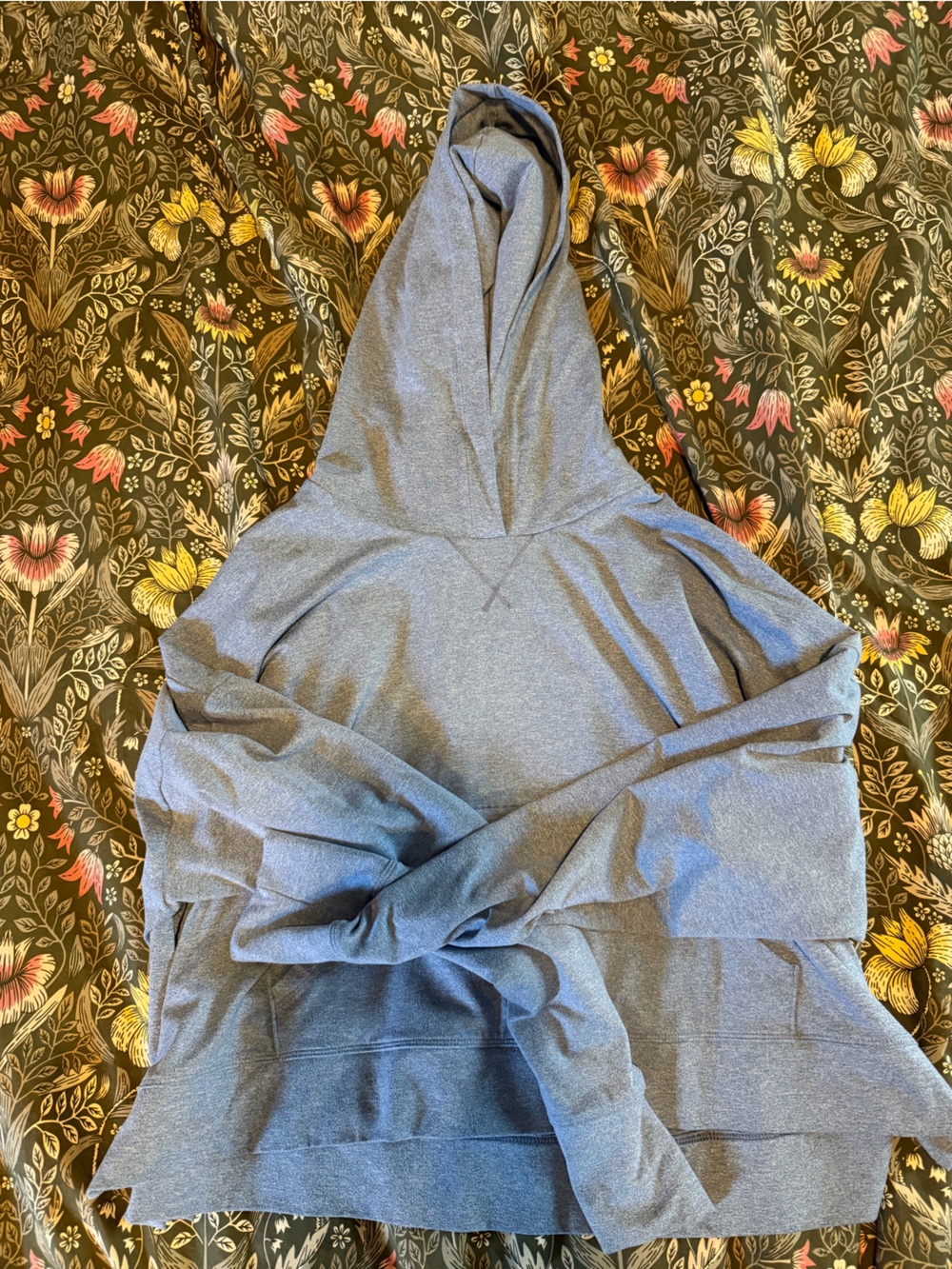 Fabletics Heather Blue Pullover Hoodie